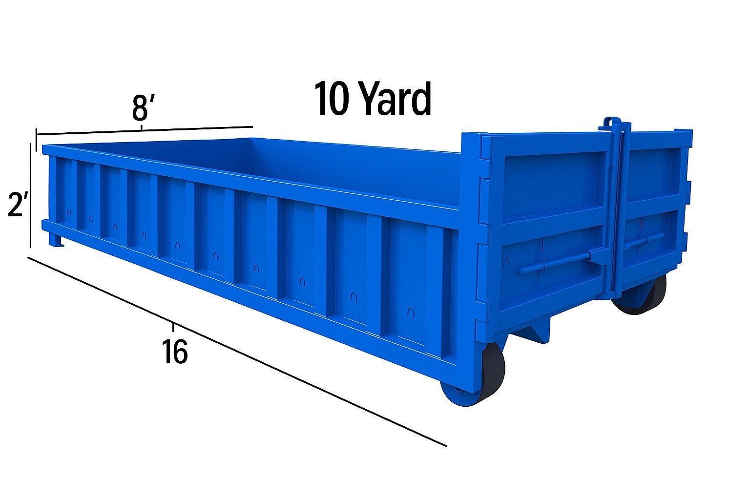 10-Yard Lowboy Dumpster